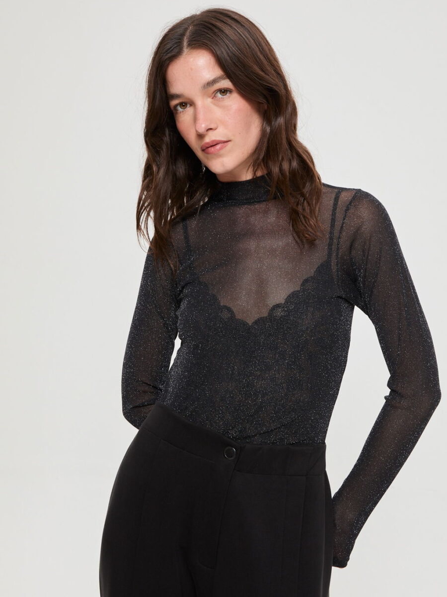 POLERA MICROTUL CON LUREX