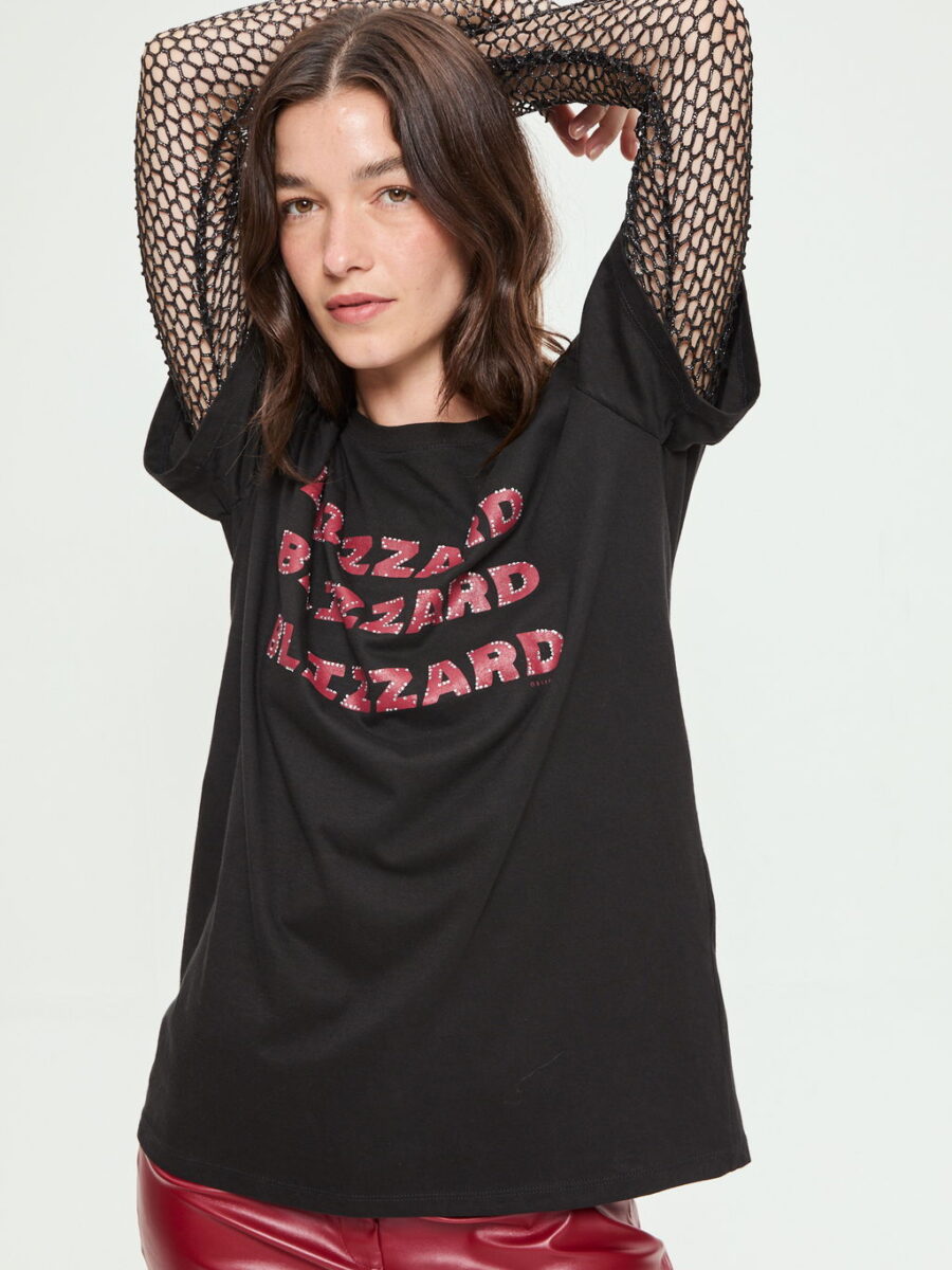 REMERA BLIZZARD CON MANGAS RED