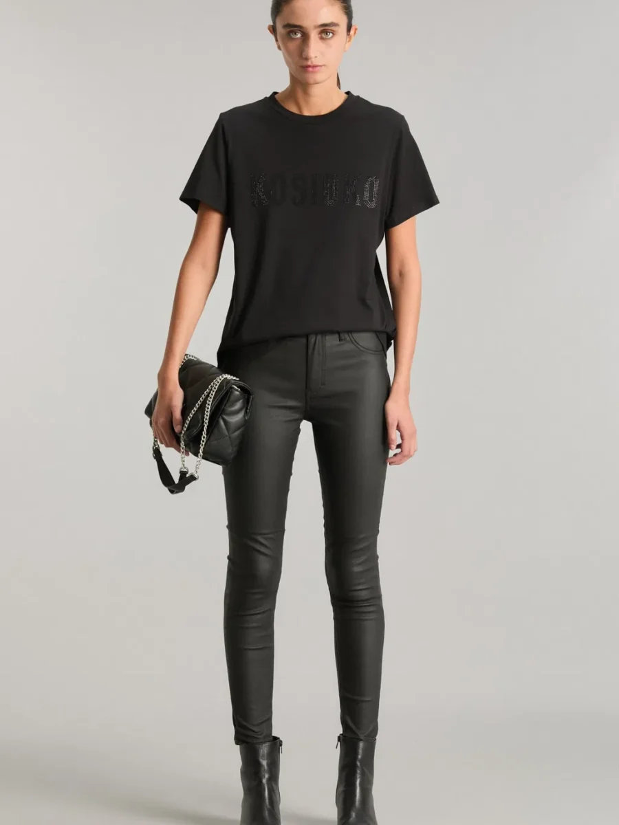 REMERA DAZZLING FACE BLACK
