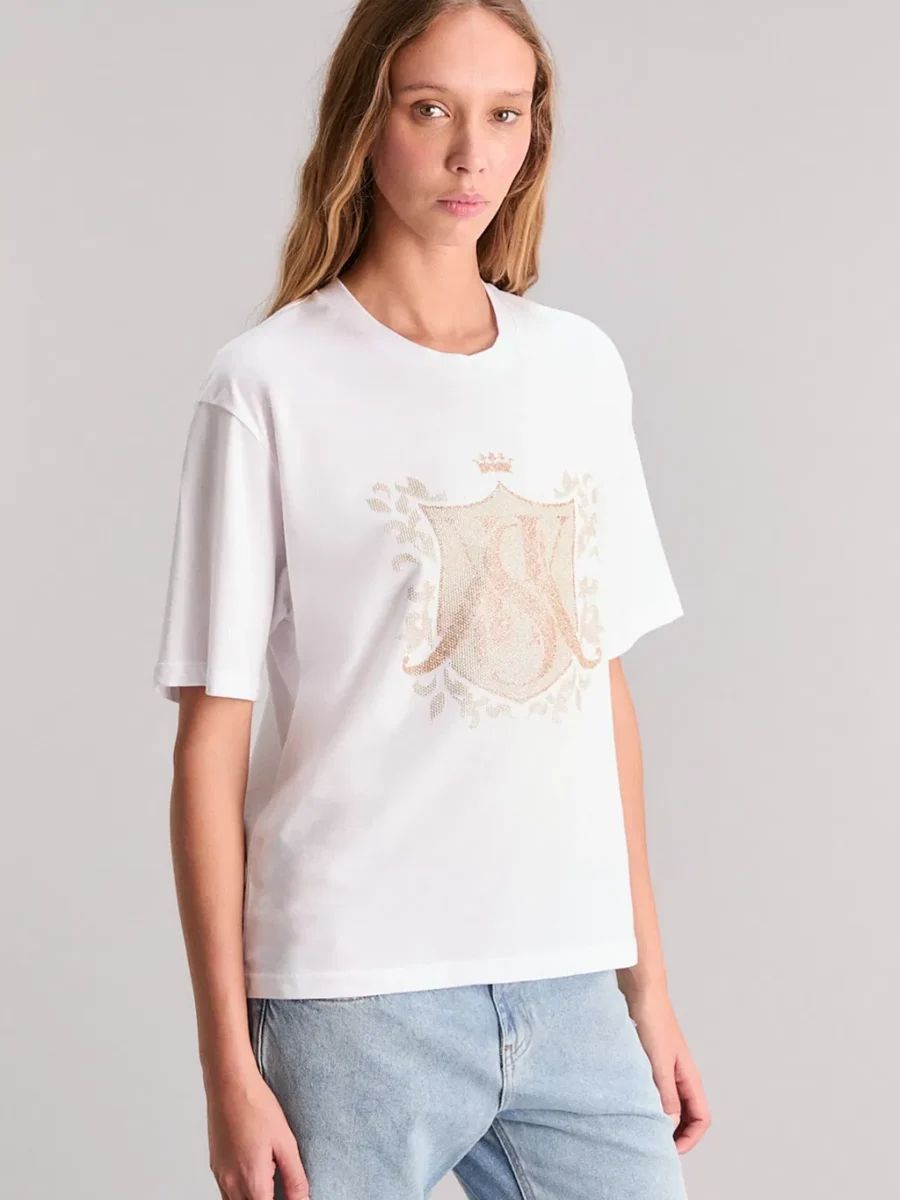 REMERA KSK SHIELD BLANCO