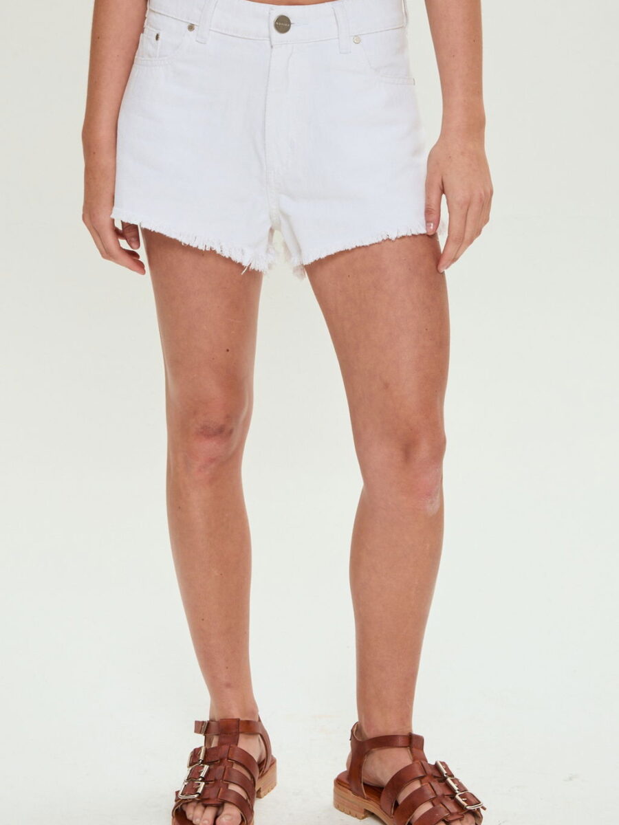 SHORT DESFLECADO WHITE OSSIRA